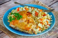 Фото приготовления рецепта: Курица с рисом и овощами, запечённая в пакете - шаг №17