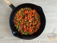 Фото приготовления рецепта: Рис с овощами и сыром - шаг №14