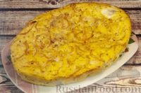 Фото приготовления рецепта: Картофельная запеканка  с курицей, сладким перцем и кукурузой - шаг №16