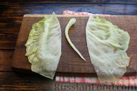 Фото приготовления рецепта: Жареные капустные листья в майонезном кляре - шаг №11