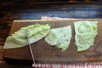 Фото приготовления рецепта: Жареные капустные листья в майонезном кляре - шаг №12