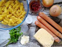Фото приготовления рецепта: Запеканка из макарон с сосисками - шаг №1