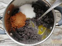 Фото приготовления рецепта: Вафельный рулет с маково-кокосовой начинкой - шаг №6