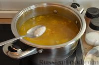 Фото приготовления рецепта: Сырный суп-пюре с куриным филе - шаг №13