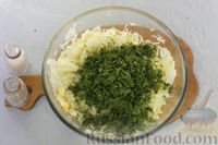 Фото приготовления рецепта: Творожные пирожки с капустой (на сковороде) - шаг №7