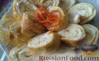 Фото приготовления рецепта: Свинина, фаршированная грибами, куриным филе и сыром - шаг №13