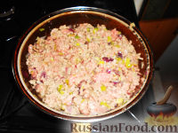 Фото приготовления рецепта: Тыквенный суп-пюре с хурмой и курицей - шаг №13