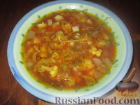 Фото к рецепту: Суп с репой и бататом
