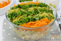 Фото к рецепту: Салат с курицей, картофелем, маринованными огурцами и морковью