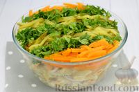 Фото приготовления рецепта: Салат с курицей, картофелем, маринованными огурцами и морковью - шаг №19