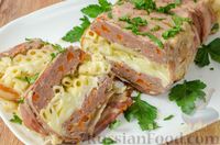 Фото приготовления рецепта: Мясная запеканка с макаронами и молочно-сырным соусом - шаг №22