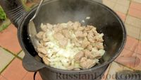 Фото приготовления рецепта: Гуляш из свинины с томатной подливкой - шаг №2