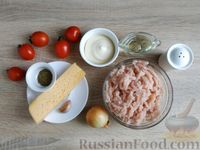 Фото приготовления рецепта: Запеканка с куриным фаршем, помидорами и сыром - шаг №1