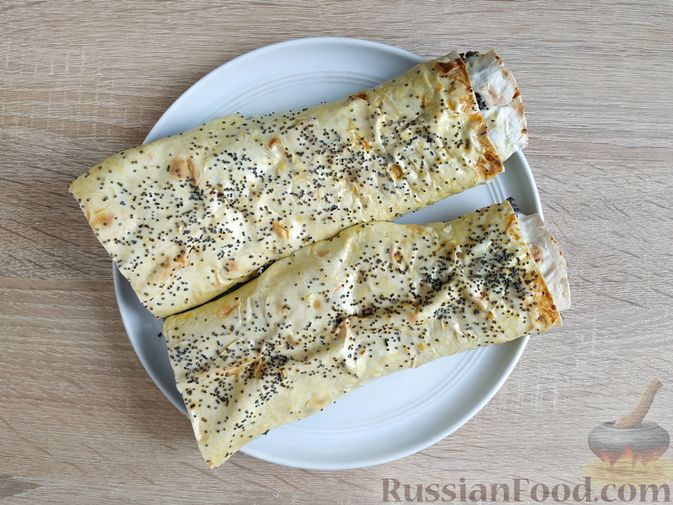 Лаваш с маковой начинкой