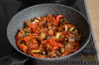 Фото приготовления рецепта: Запеканка из цветной капусты с грибами и сыром - шаг №8