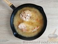 Фото приготовления рецепта: Куриное филе с рисом (на сковороде) - шаг №14