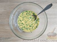 Фото приготовления рецепта: Сырные палочки на кефире, с зелёным луком (на сковороде) - шаг №6