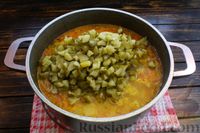 Фото приготовления рецепта: Крем-суп из маринованных огурцов - шаг №18