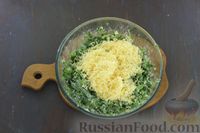 Фото приготовления рецепта: Пирог-улитка из лаваша с творогом и зеленью - шаг №6