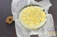 Фото приготовления рецепта: Пирог-улитка из лаваша с творогом и зеленью - шаг №13