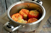 Фото приготовления рецепта: Фаршированные перцы с мясом и картофельным пюре - шаг №14