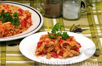 Фото приготовления рецепта: Рулеты из лаваша с фаршем и томатным соусом (в духовке) - шаг №17
