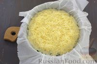 Фото приготовления рецепта: Заливной пирог с тушёнкой и сыром, на кефире - шаг №13
