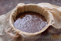 Фото приготовления рецепта: Брауни с начинкой из творожного сыра - шаг №10