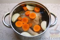Фото приготовления рецепта: Куриный суп с лапшой из лаваша - шаг №3