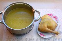 Фото приготовления рецепта: Куриный суп с лапшой из лаваша - шаг №6