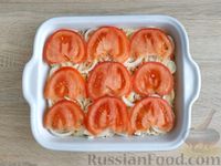 Фото приготовления рецепта: Картофельная запеканка с курицей и помидорами - шаг №16