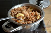 Фото приготовления рецепта: Постная гречка с цветной капустой и грибами - шаг №12