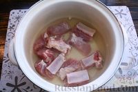 Фото приготовления рецепта: Борщ полтавский с галушками и свиными рёбрышками - шаг №2