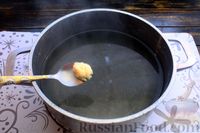 Фото приготовления рецепта: Борщ полтавский с галушками и свиными рёбрышками - шаг №32