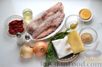 Фото приготовления рецепта: Жаркое-запеканка из рыбы с луком и салом - шаг №1