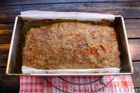 Фото приготовления рецепта: Мясная запеканка с пшеном, болгарским перцем и плавленым сыром - шаг №15