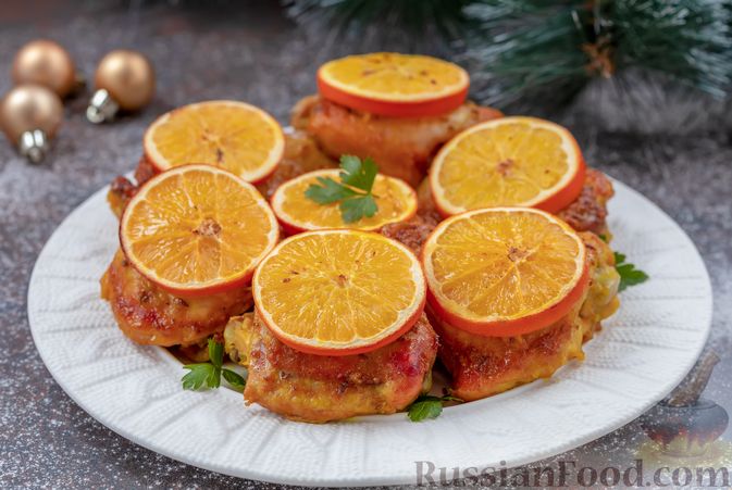 Рецепт запеченных куриных бедер с апельсинами: изысканное блюдо для гурманов