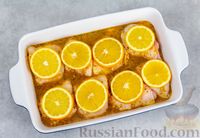 Фото приготовления рецепта: Куриные бёдрышки, запечённые в апельсиново-медовом маринаде - шаг №6