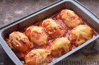Фото приготовления рецепта: Котлеты-лодочки из мясного фарша и капусты с картофельным пюре - шаг №15