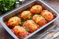 Фото приготовления рецепта: Котлеты-лодочки из мясного фарша и капусты с картофельным пюре - шаг №16