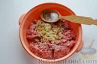 Фото приготовления рецепта: Пирог с мясом, помидорами и сыром (из дрожжевого теста) - шаг №6