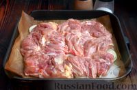 Фото приготовления рецепта: Мясо по-французски из куриных окорочков - шаг №8