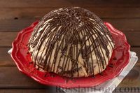 Фото приготовления рецепта: Шоколадный торт "Санчо Панчо" с кремом из сливок, сметаны и варёной сгущёнки - шаг №24