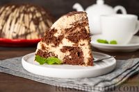 Фото приготовления рецепта: Шоколадный торт "Санчо Панчо" с кремом из сливок, сметаны и варёной сгущёнки - шаг №26