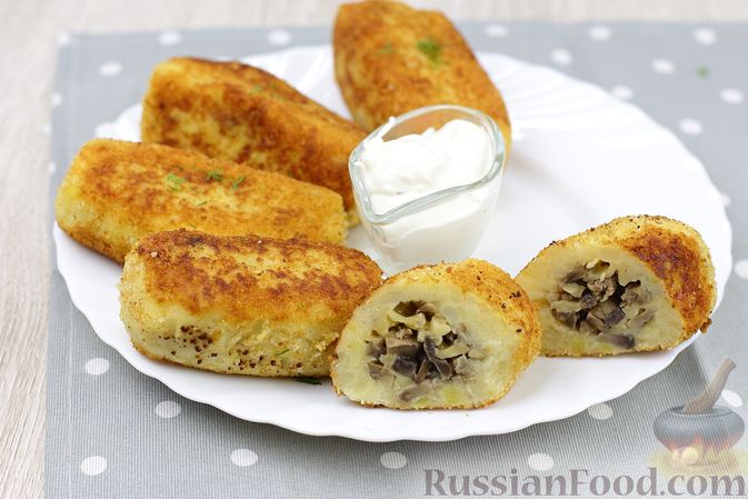 Картофельные котлеты с фаршем внутри - пошаговый рецепт с фото на malino-v.ru