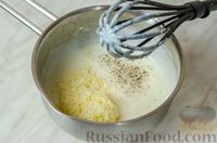 Фото приготовления рецепта: Закусочные профитроли с грибами и сыром - шаг №15