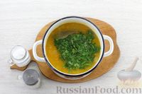 Фото приготовления рецепта: Суп из фасоли с овощами и рисом - шаг №10