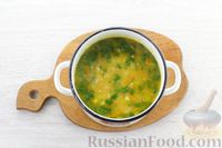 Фото приготовления рецепта: Суп из фасоли с овощами и рисом - шаг №13