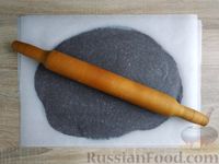 Фото приготовления рецепта: Шоколадное песочное печенье "Ёлочки" - шаг №9
