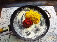 Фото приготовления рецепта: Мясные тефтели с булгуром в овощном соусе (на сковороде) - шаг №13